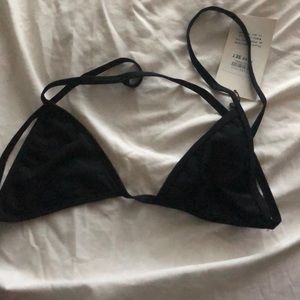 Black Swimsuit Top